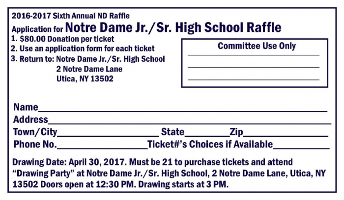 700x408 Raffle Drawing Notre Dame Schools