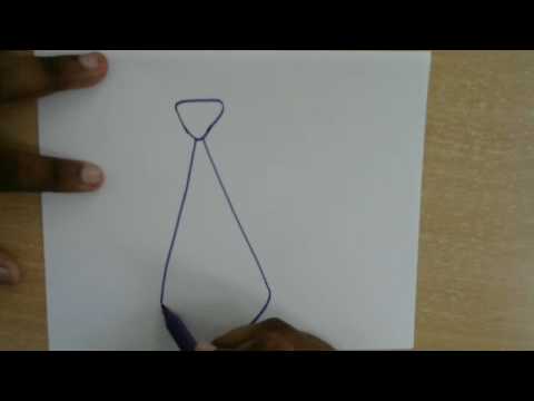 480x360 How To Draw A Tie Easy Drawing For Kids Online Drawing