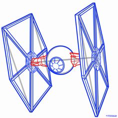 236x236 How To Draw A Tie Fighter Easy Step 7 Art Space