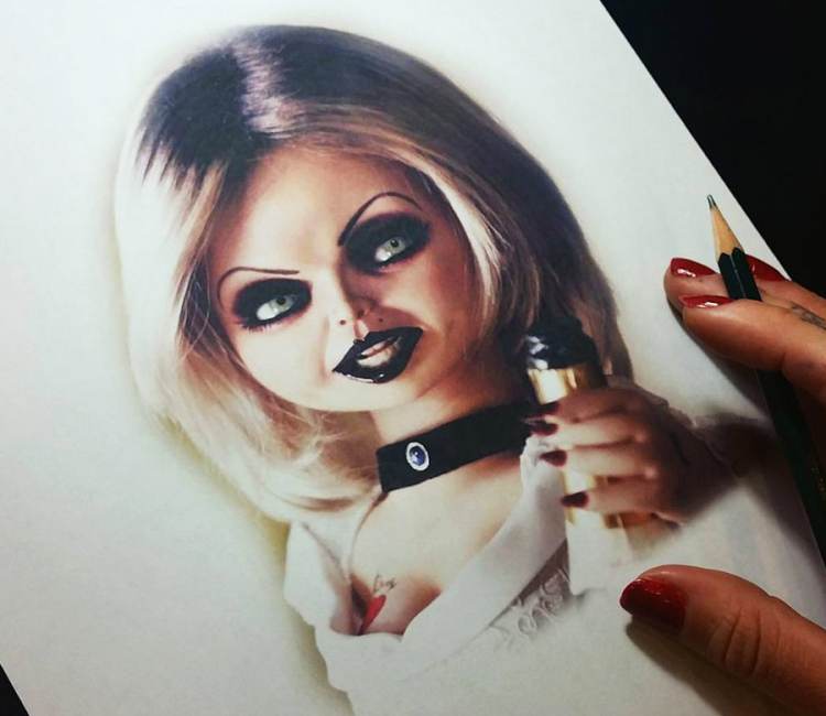 750x650 Chucky Drawing By Andrea Morales Post 17654