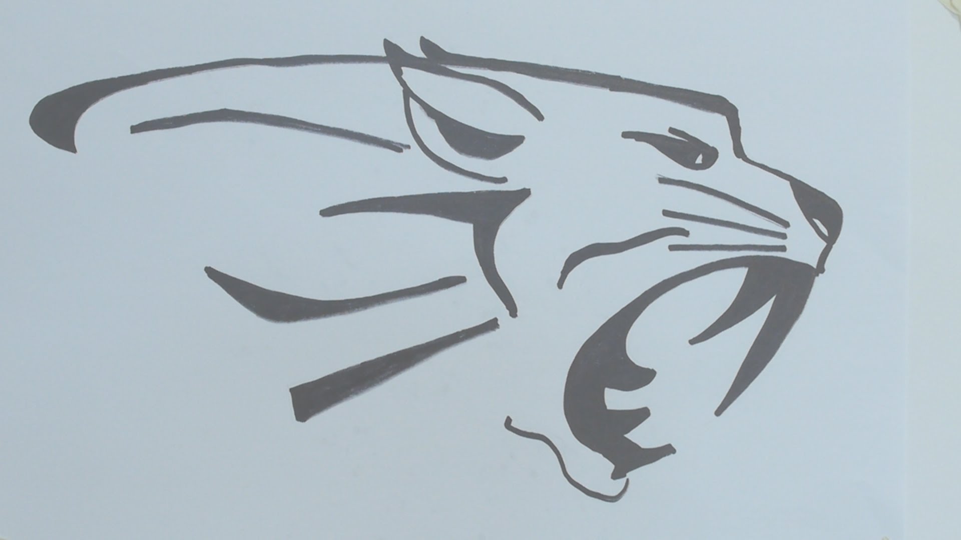 1920x1080 How To Draw The Tiger Head Tribal Tattoo