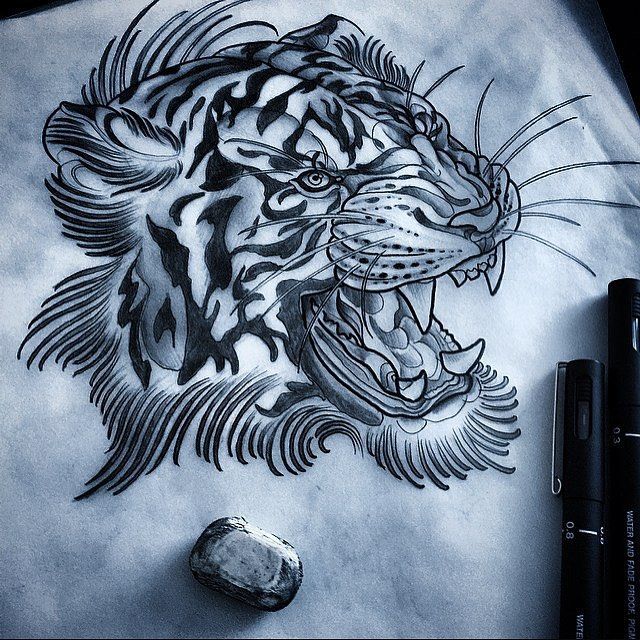 640x640 Tiger Tattoo Tattoos Tiger Tattoo, Tigers And Tattoo