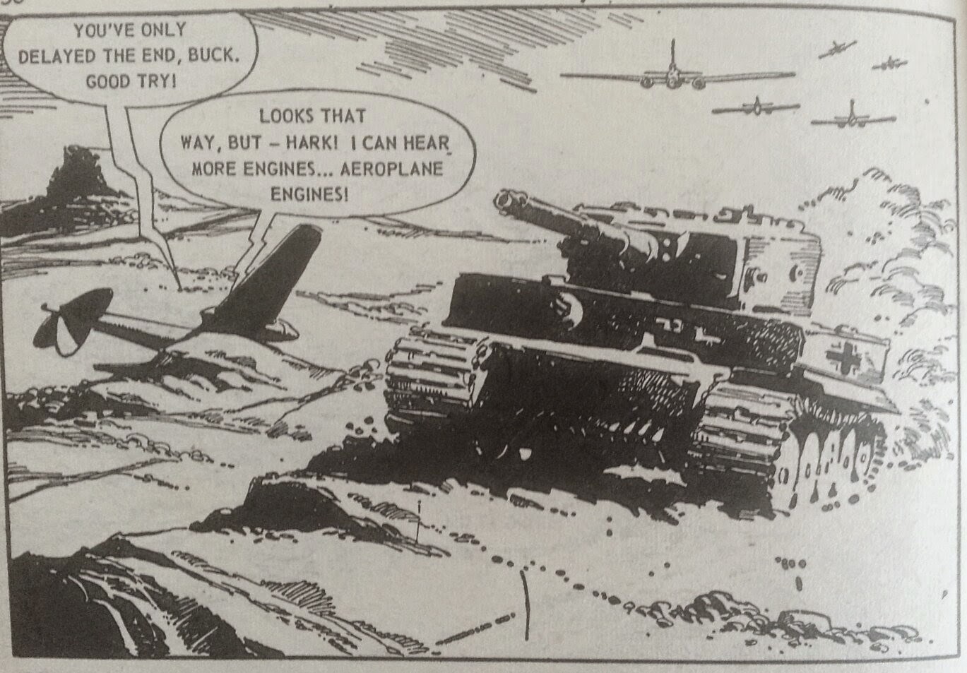 1369x953 Pocket War Comics Tiger Tank Profile Number 3