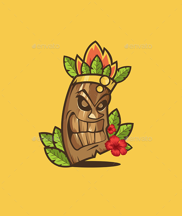 590x700 Tiki Mask By Rosewind Graphicriver