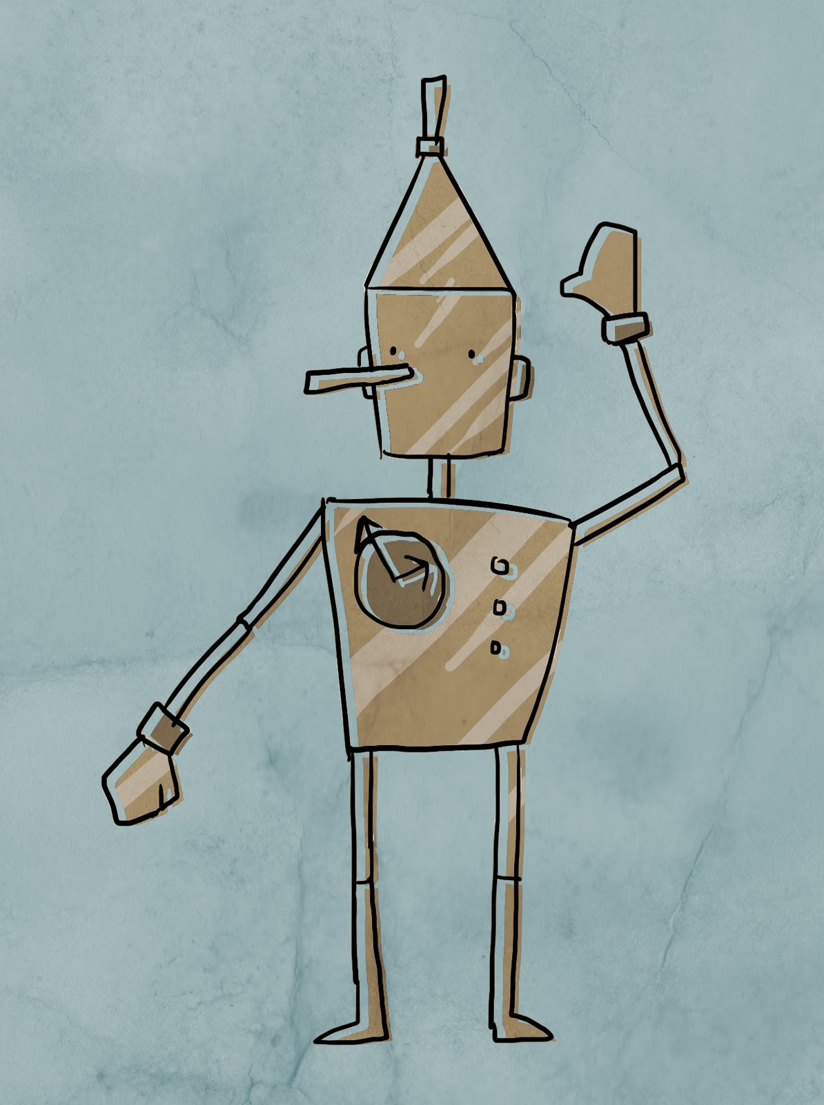 1194x1600 Sequential Thinking Tin Man! Vintage Style!