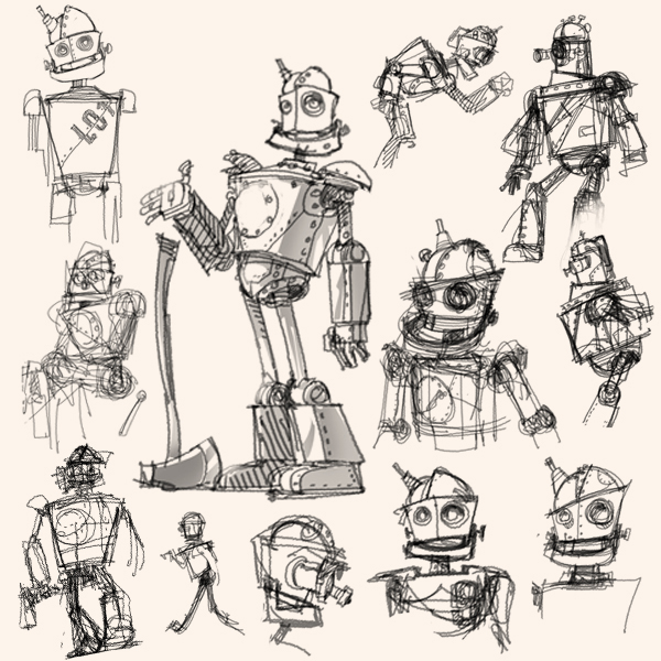 600x600 Oz Tinman Drawing