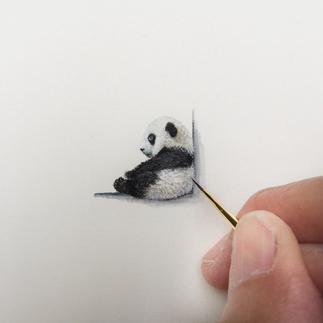 640x640 Unbelievably Tiny Paintings By Karen Libecap Paintings, Drawings