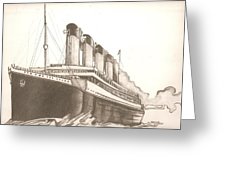 226x170 Titanic Drawing Canvas Print Canvas Art By Robert Crandall