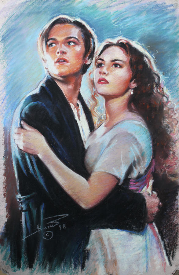 586x900 Titanic Jack And Rose Drawing By Viola El