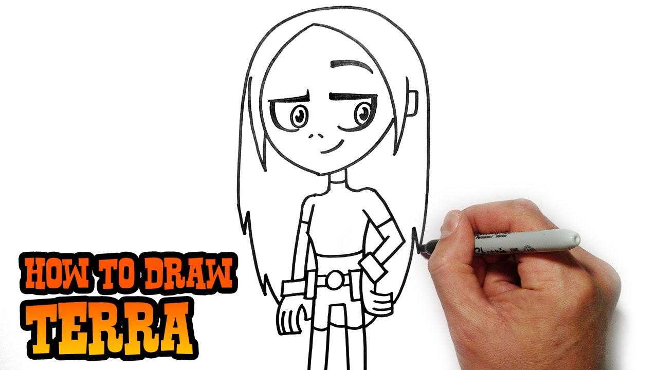 1280x720 How To Draw Terra Teen Titans Go