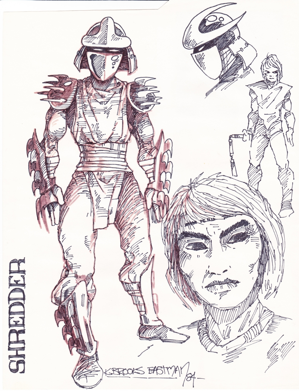 957x1250 Teenage Mutant Ninja Turtles The First Shredder Drawings (Tmnt