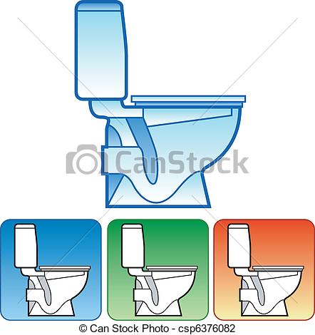 442x470 Toilet Bowl On Color Background. Toilet Bowl White On Color