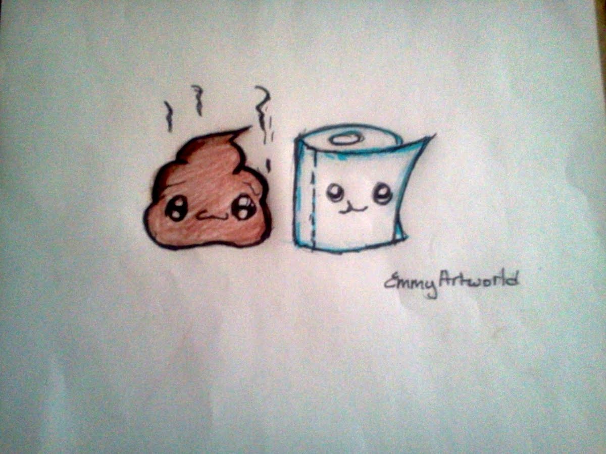 1200x900 How To Draw Fun Cartoons~ Cute Poo And Tissue