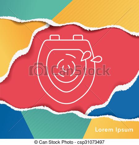 450x470 Toilet Seat Line Icon Eps Vectors