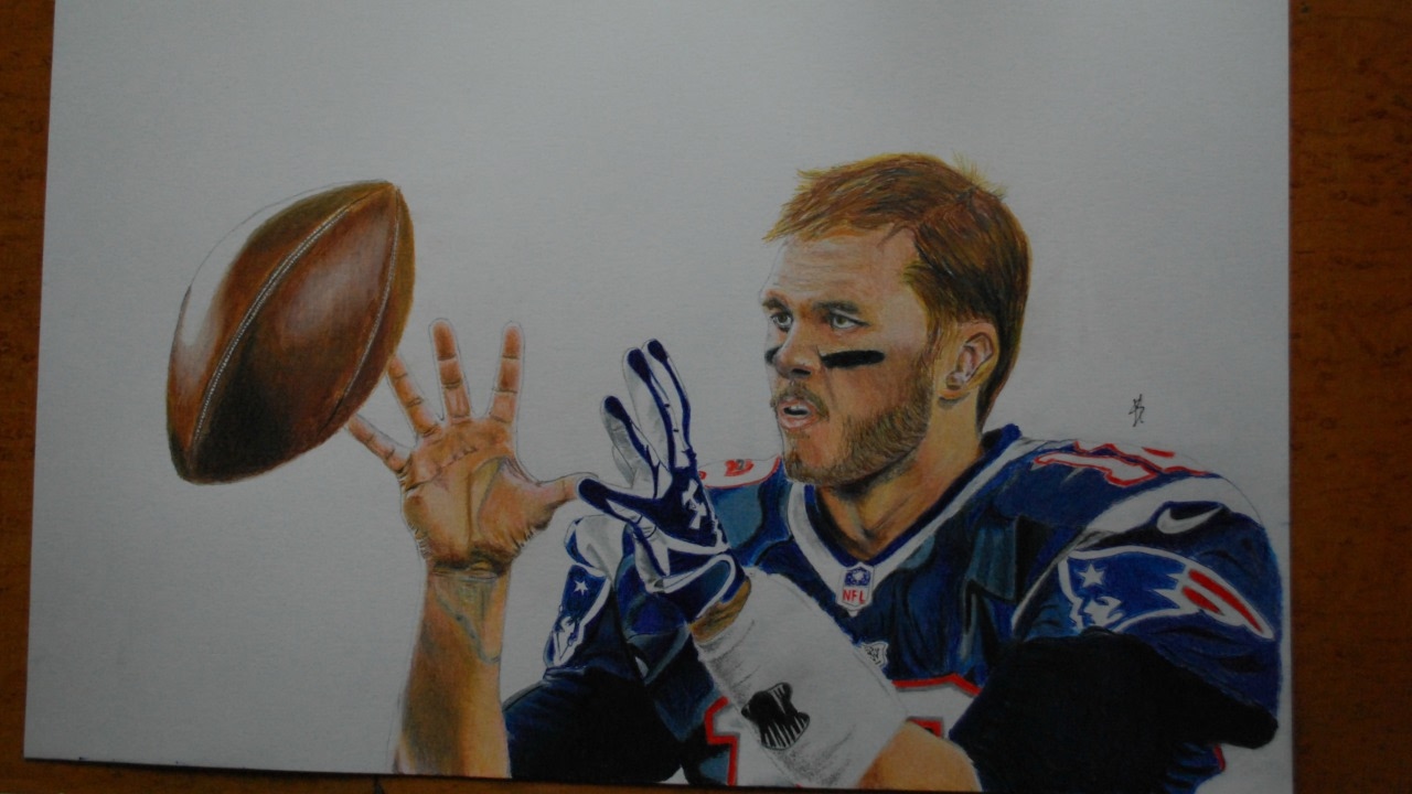 1280x720 Drawing Tom Brady