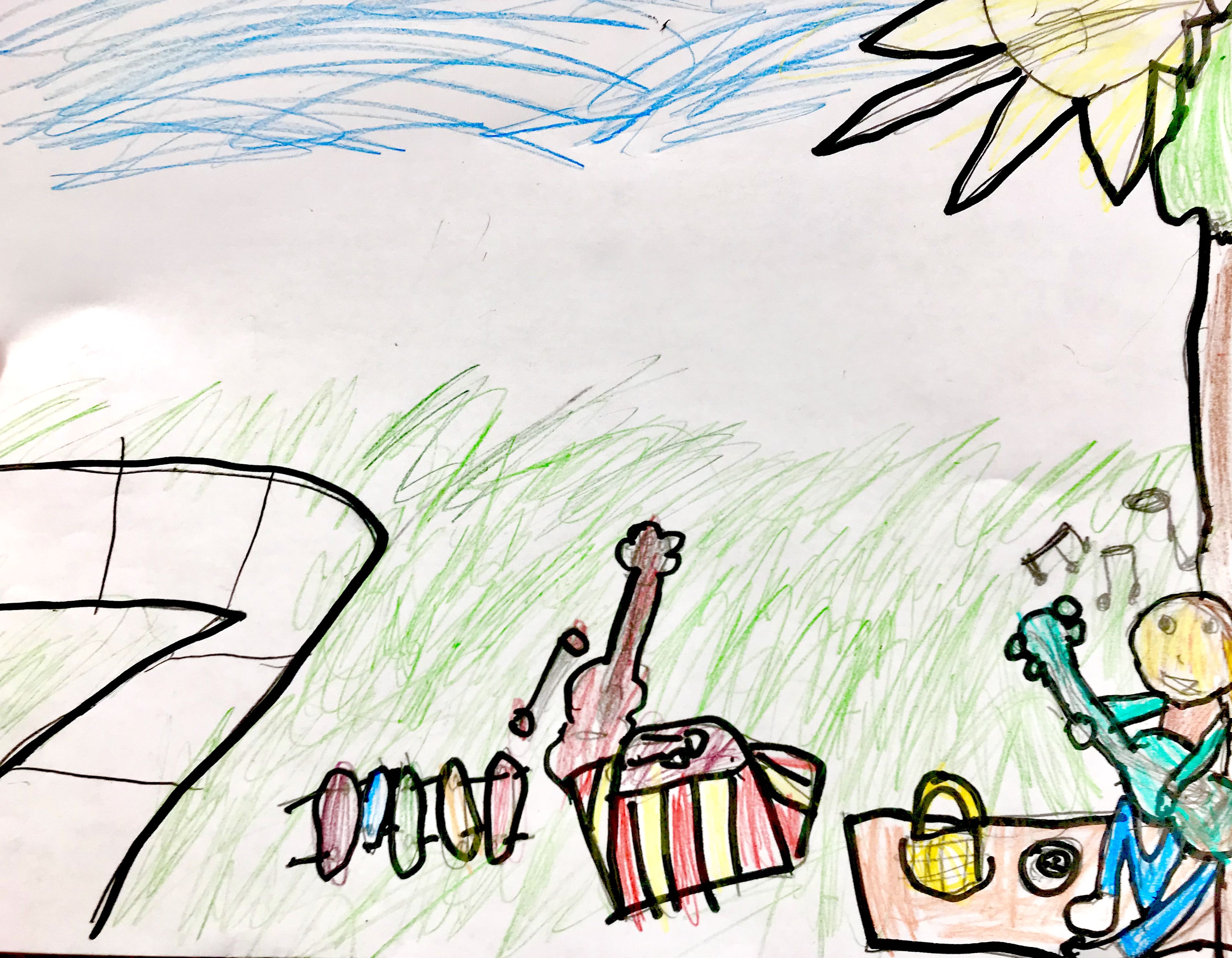 3807x2961 Student's Drawing Of Tom Sawyer. Jenny's Cartooning Class