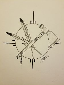 225x300 Tomahawk Drawing Ebay