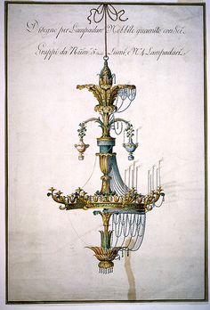 236x348 Tombstone Drawing, Project For A Wooden Pavilion, 1815