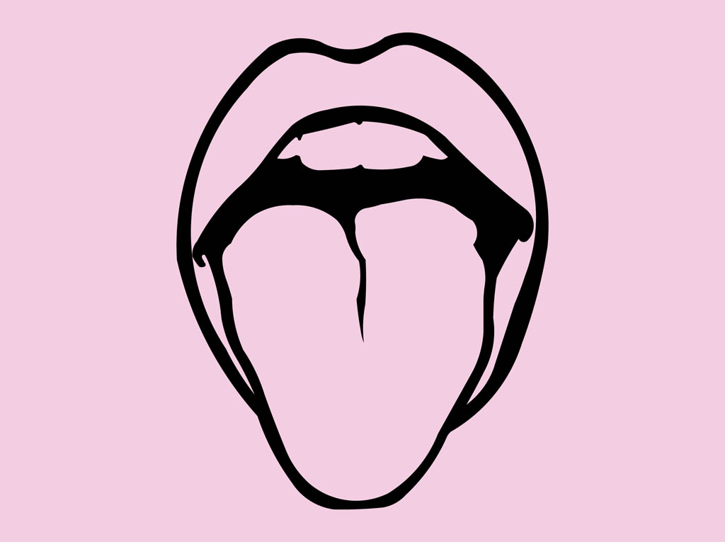 1024x765 Graphics Of A Sexy Mouth With Luscious Lips And Tongue Clip Art