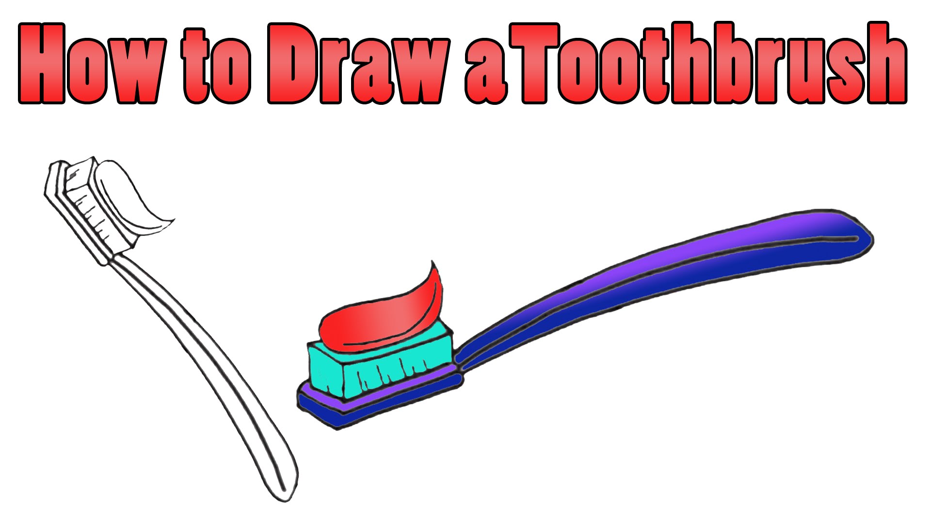 1920x1090 How To Draw A Toothbrush