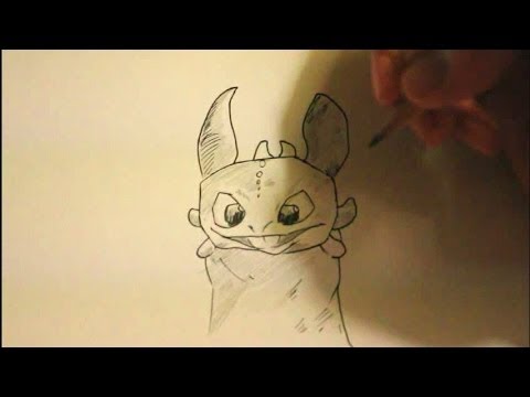 480x360 How To Draw Toothless From How To Train Your Dragon 2easystep By