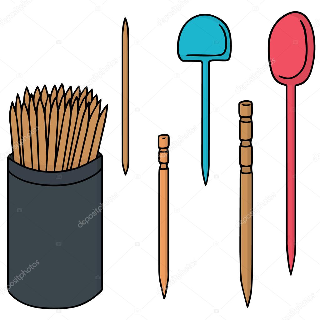 1024x1024 Vector Set Of Toothpick Stock Vector Ourlifelooklikeballoon