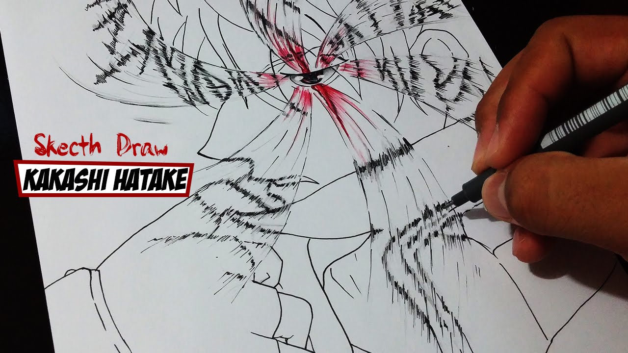 1280x720 Drawing Kakashi Hatake Magekyou