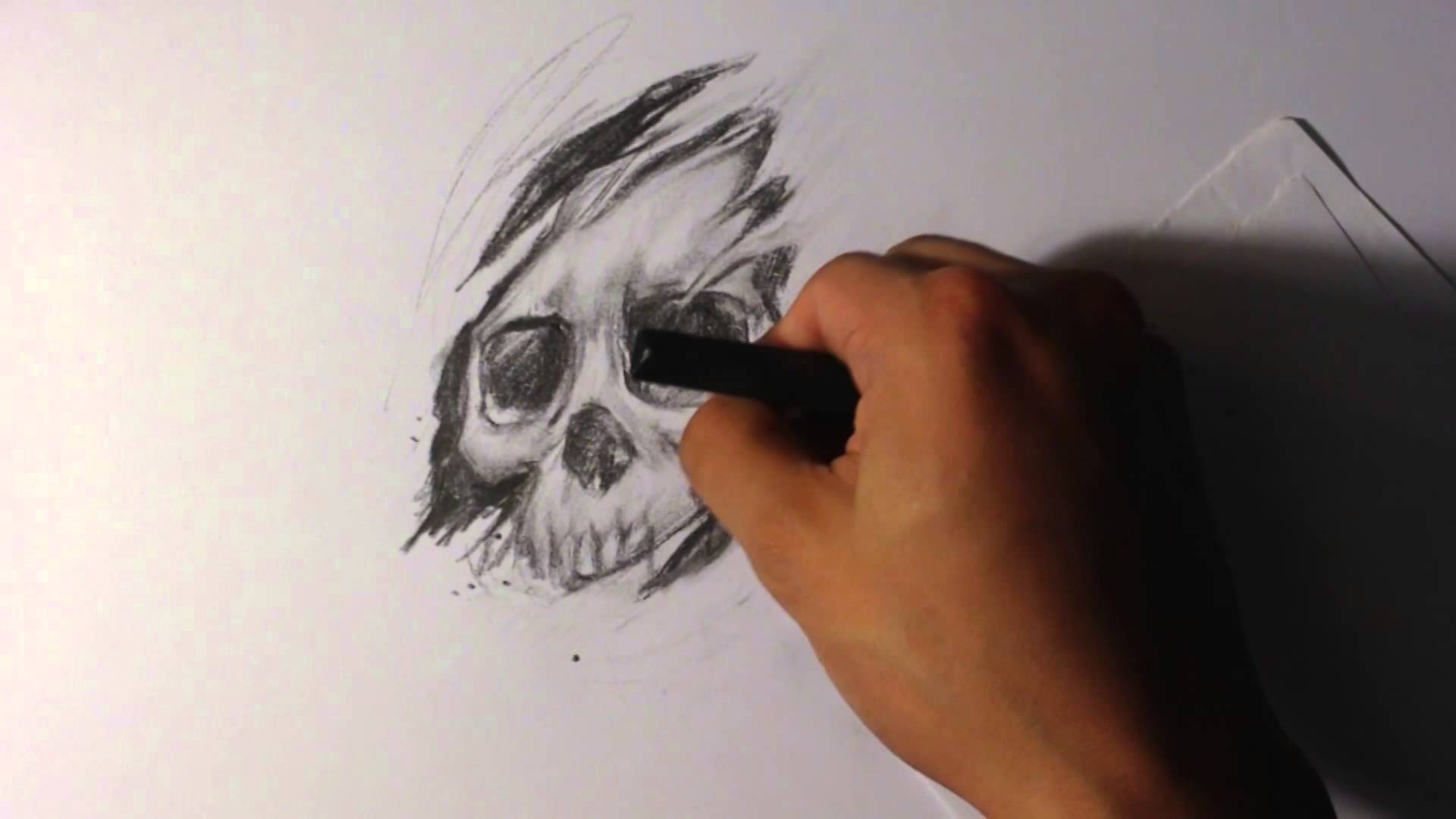 1920x1080 How To Draw A Skull Tearing Out Of The Skin