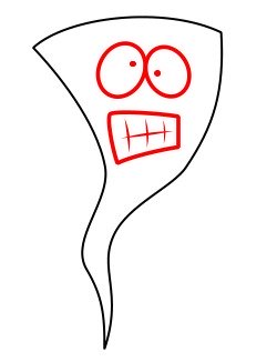 250x326 Drawing A Cartoon Tornado