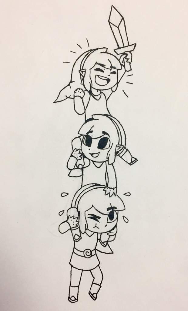 620x1024 Totem Time! Triforce Heroes Drawing Zelda Amino