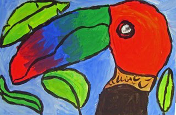 588x386 Terrific Toucans Drawing And Painting Toucans For Fourth Grade