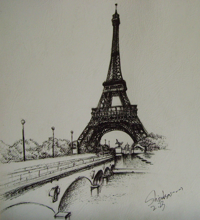 640x702 Tour Eiffel Artistic.