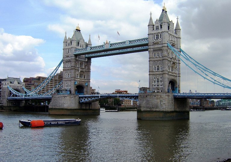 768x539 How To Draw Tower Bridge Step By Step
