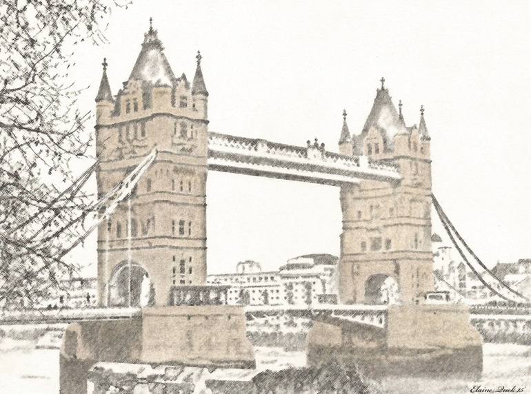 770x572 Saatchi Art Tower Bridge, London, England (View From Tower