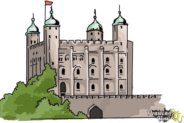 600x400 How To Draw The Tower Of London