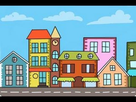 480x360 How To Draw A Town