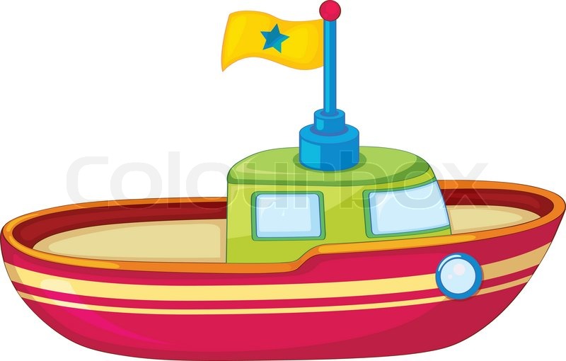 800x510 Toy Boat Stock Vector Colourbox