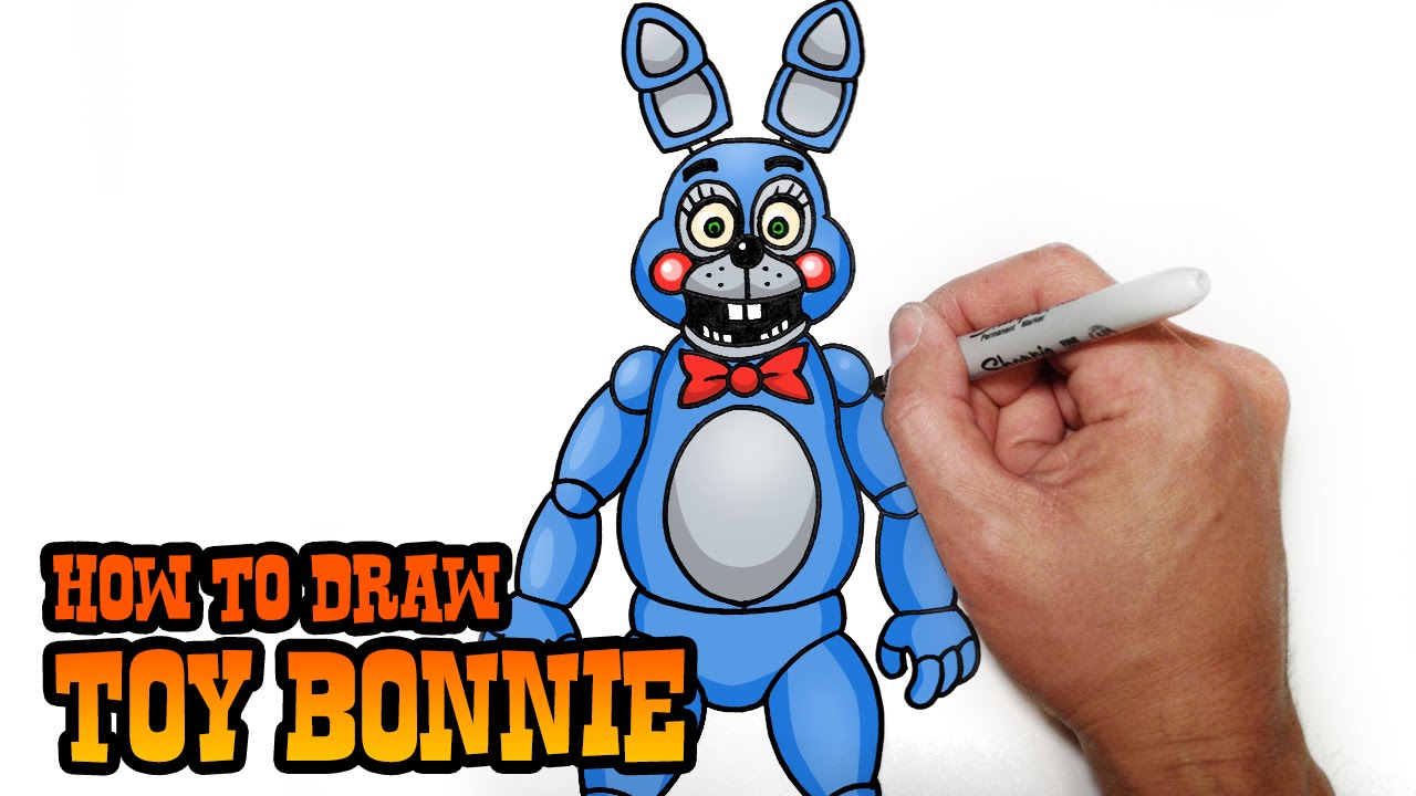 1280x720 How To Draw Toy Bonnie Fnaf 2 Video Lesson