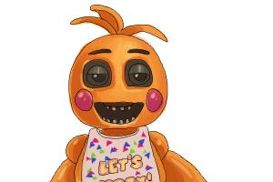 300x200 How To Draw Toy Chica From Five Nights At Freddys