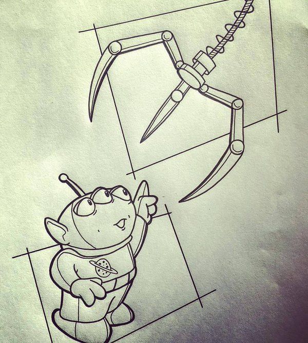 600x669 Resultado De Imagem Para Toy Story Tattoo Tattoo Ideas