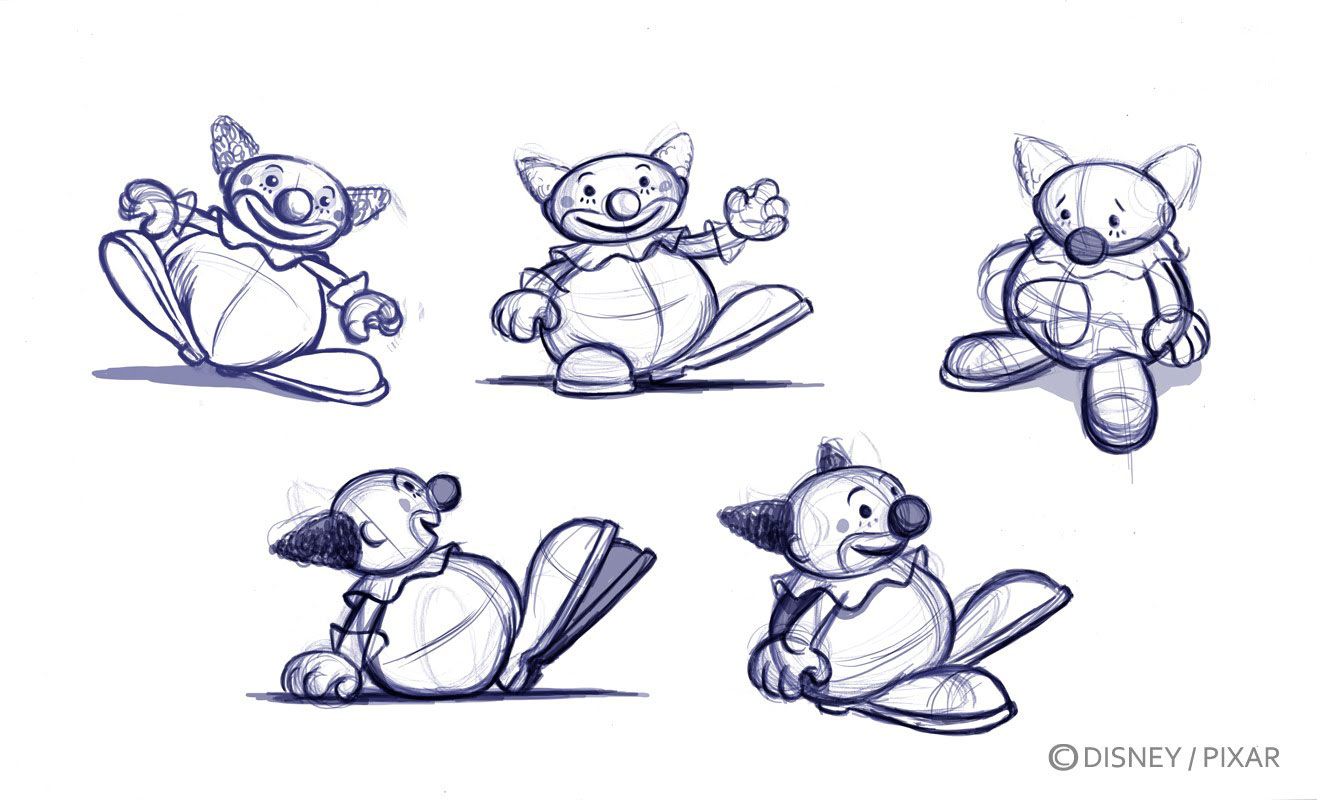 1317x800 Chuckles The Clown Sketches, Character Sketches And Art Sketches