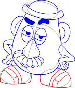 258x302 How To Draw How To Draw Mr Potato Head