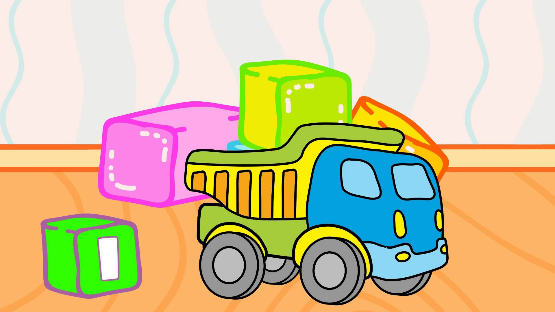 1920x1080 My Toys Cartoons For Kids. Truck Amp Bulldozer.