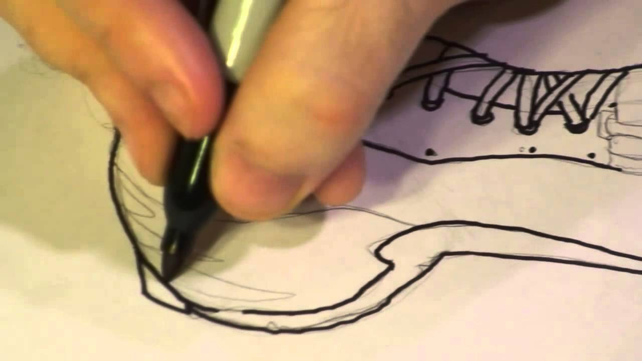 1280x720 How To Draw Track Shoes