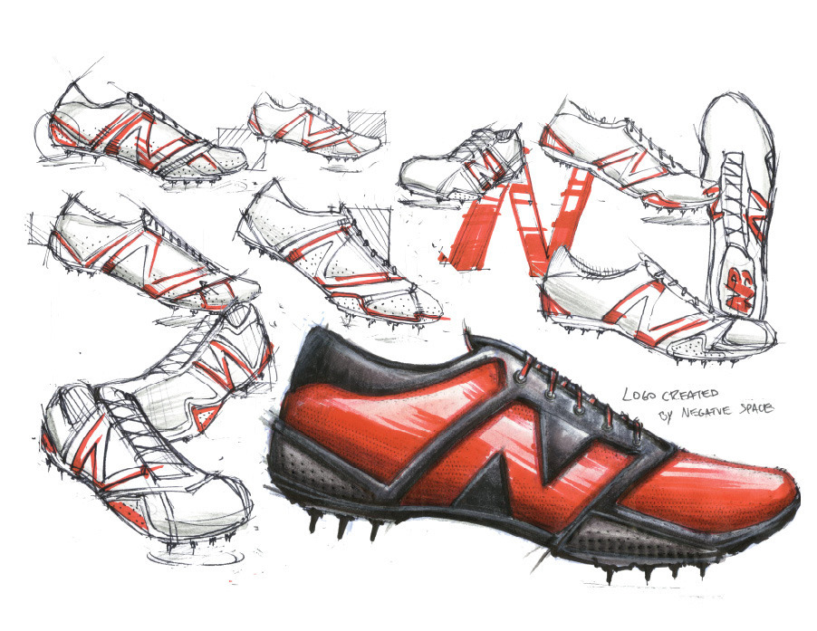902x697 New Balance Track Footwear Industrial, Sketches