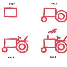 220x220 How To Draw How To Draw A Tractor