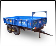 196x163 Kishan Hydraulic Tractor Trailer 4 Wheel, Hydraulic Tractor