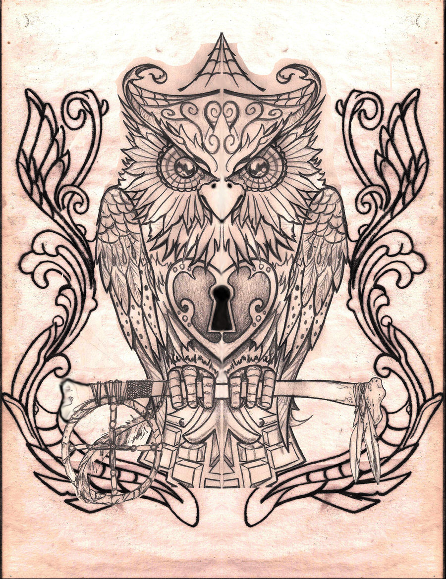 900x1169 Owl Drawings Owl By Creep1973 Traditional Art Drawings Animals
