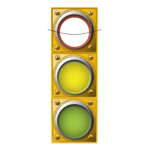 500x500 Create A Detailed Vector Traffic Light With Simple Shapes