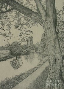 215x300 River Trail Drawings Fine Art America